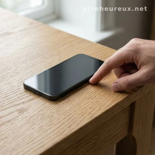 Hand silencing an incoming call using iPhone volume button