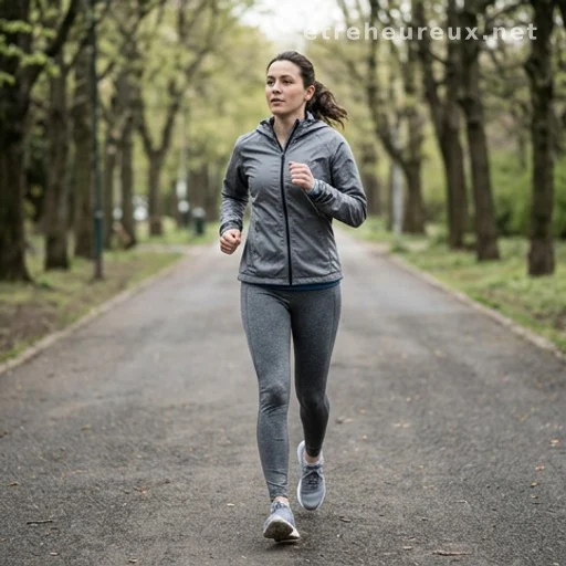 Person walking briskly in a park illustrating regular moderate exercise for stroke prevention