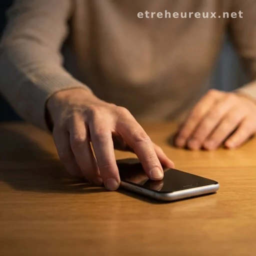 Hand reaching for smartphone to call emergency services during a medical alert