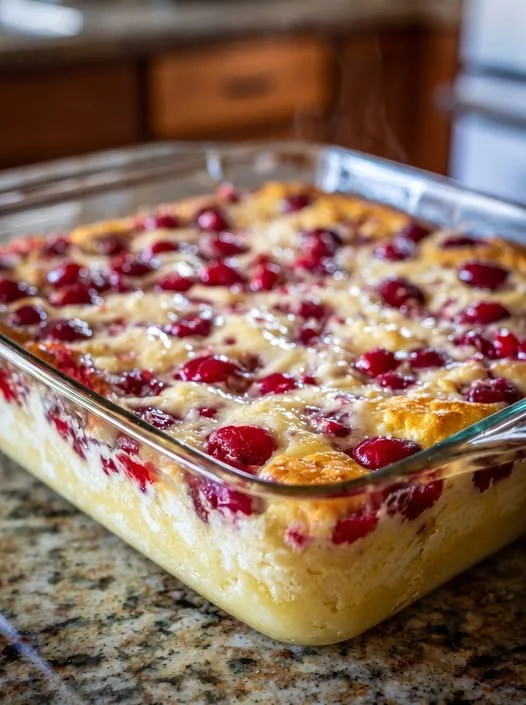 A Homemade Cherry Dessert With Just 3 Ingredients cover