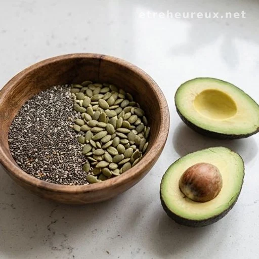 Chia seeds, pumpkin seeds and avocado, top dietary sources of magnesium